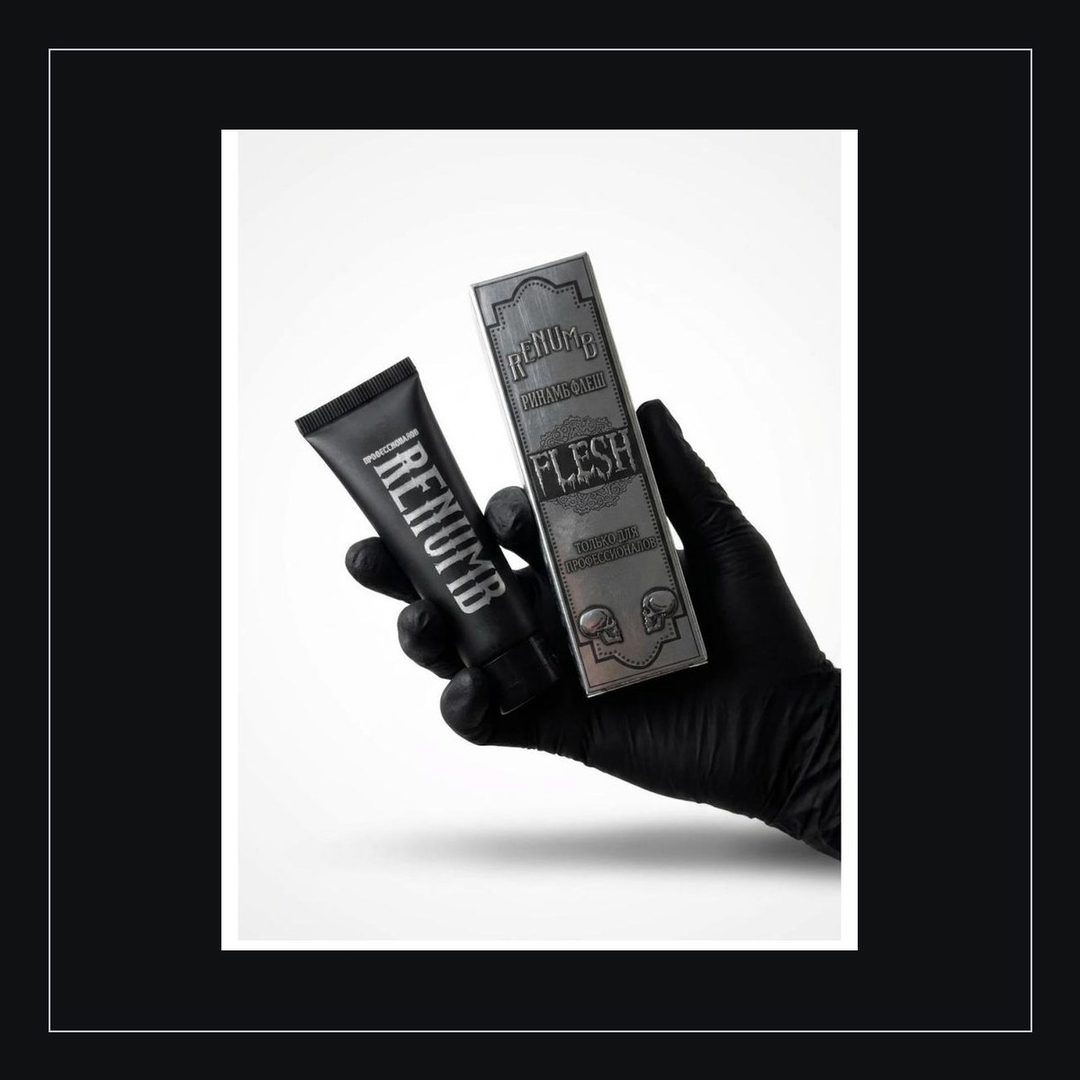 RENUMB FLESH numbing cream packaging